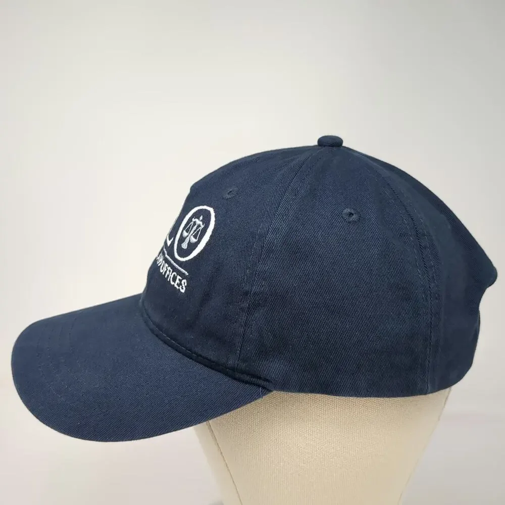 Queensboro Baseball Cap Blue One Size Gaffney Law Offices GLO Embroidered Hat